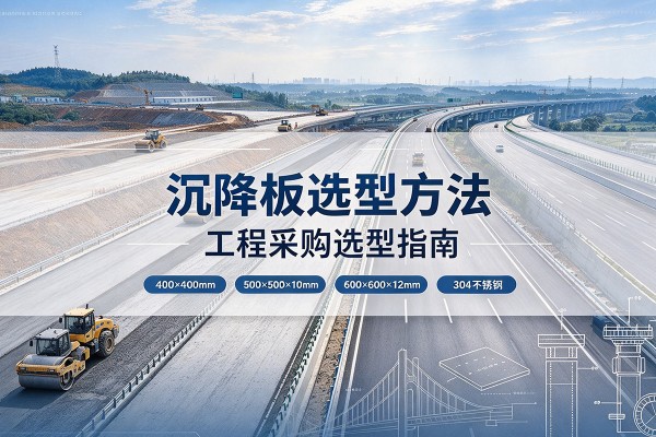 新河沉降板选择方法
