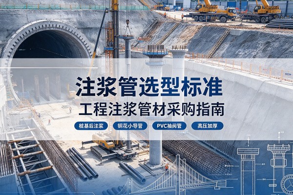 新河注浆管选型标准