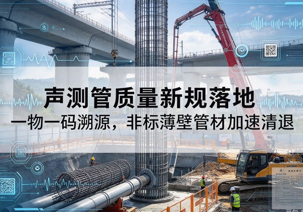 新河声测管质量新规落地，一物一码溯源，非标薄壁管材加速清退